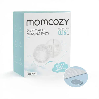 Momcozy Lactancia Materna Pads Absorbentes de Lactancia Ultra Delgados 200 un - Momcozy MCUTDNP200