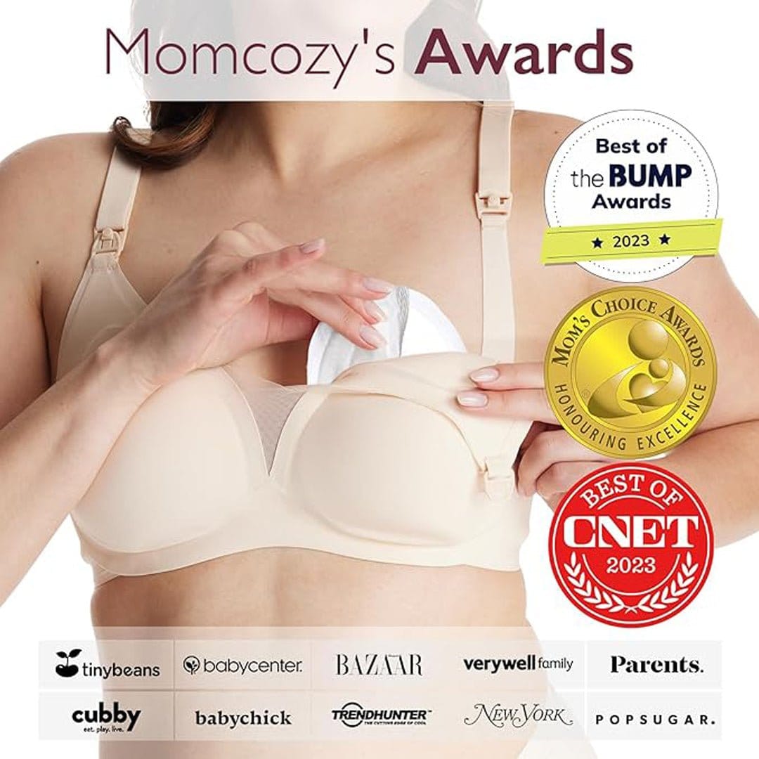 Momcozy Lactancia Materna Pads Absorbentes de Lactancia Ultra Delgados 60un - Momcozy MCUTDNP60