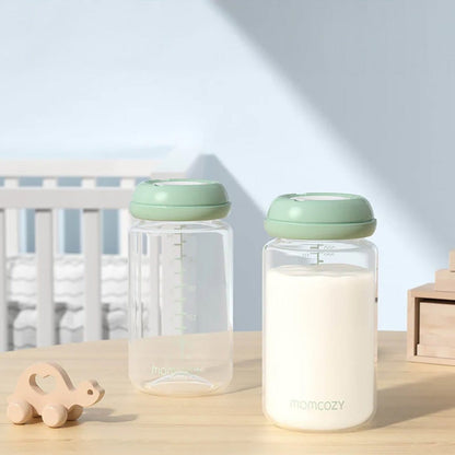 Momcozy Lactancia Materna Recipientes para leche materna de boca ancha - Momcozy MCKA001X4