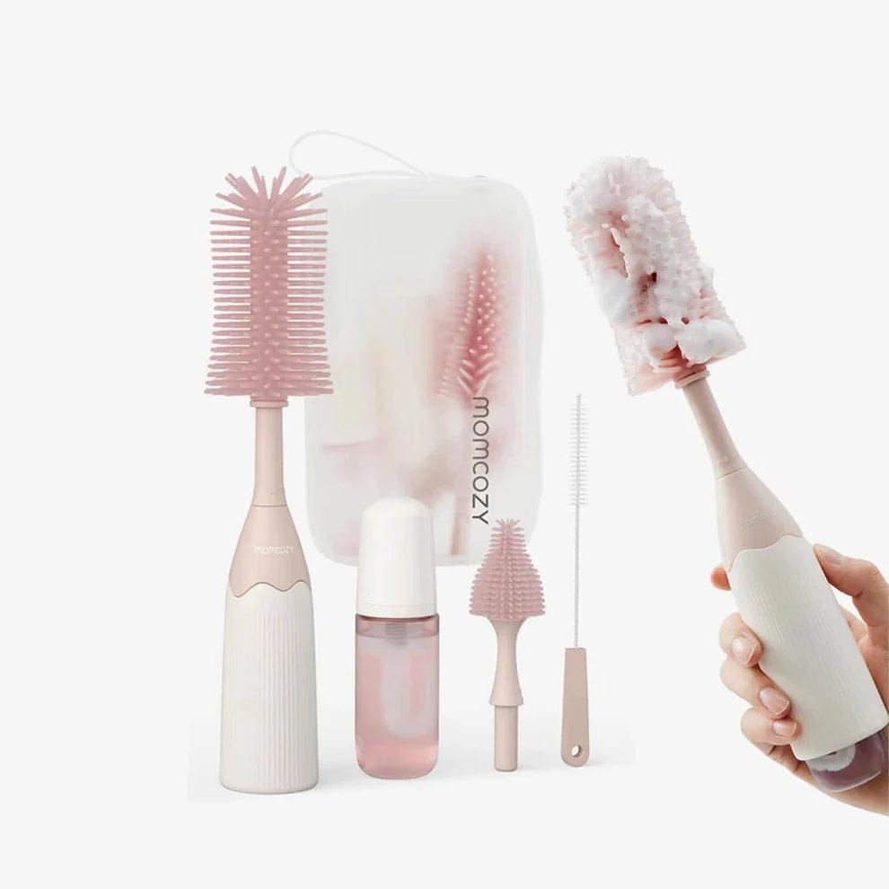 Momcozy Mamadera Kit de cepillo para mamaderas burbuja pink - Momcozy MCLS002BSP