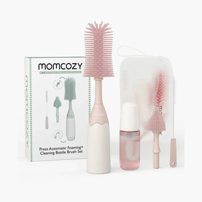 Momcozy Mamadera Kit de cepillo para mamaderas burbuja pink - Momcozy MCLS002BSP