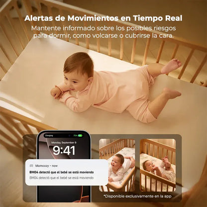 Momcozy Monitor / Cámara para bebé Cámara Adicional para Monitor de Bebé 1080P con Pantalla de 5.5"- Momcozy MCBM04CAD