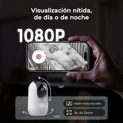 Momcozy Monitor / Cámara para bebé Cámara Adicional para Monitor de Bebé 1080P con Pantalla de 5.5"- Momcozy MCBM04CAD