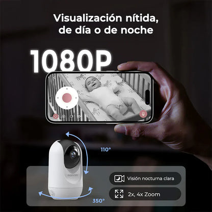 Momcozy Monitor / Cámara para bebé Monitor de Bebe Full HD Wi-Fi 5"- MomCozy MCBM04