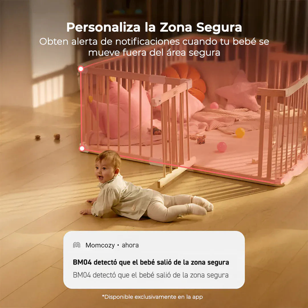 Momcozy Monitor / Cámara para bebé Monitor de Bebe Full HD Wi-Fi 5"- MomCozy MCBM04