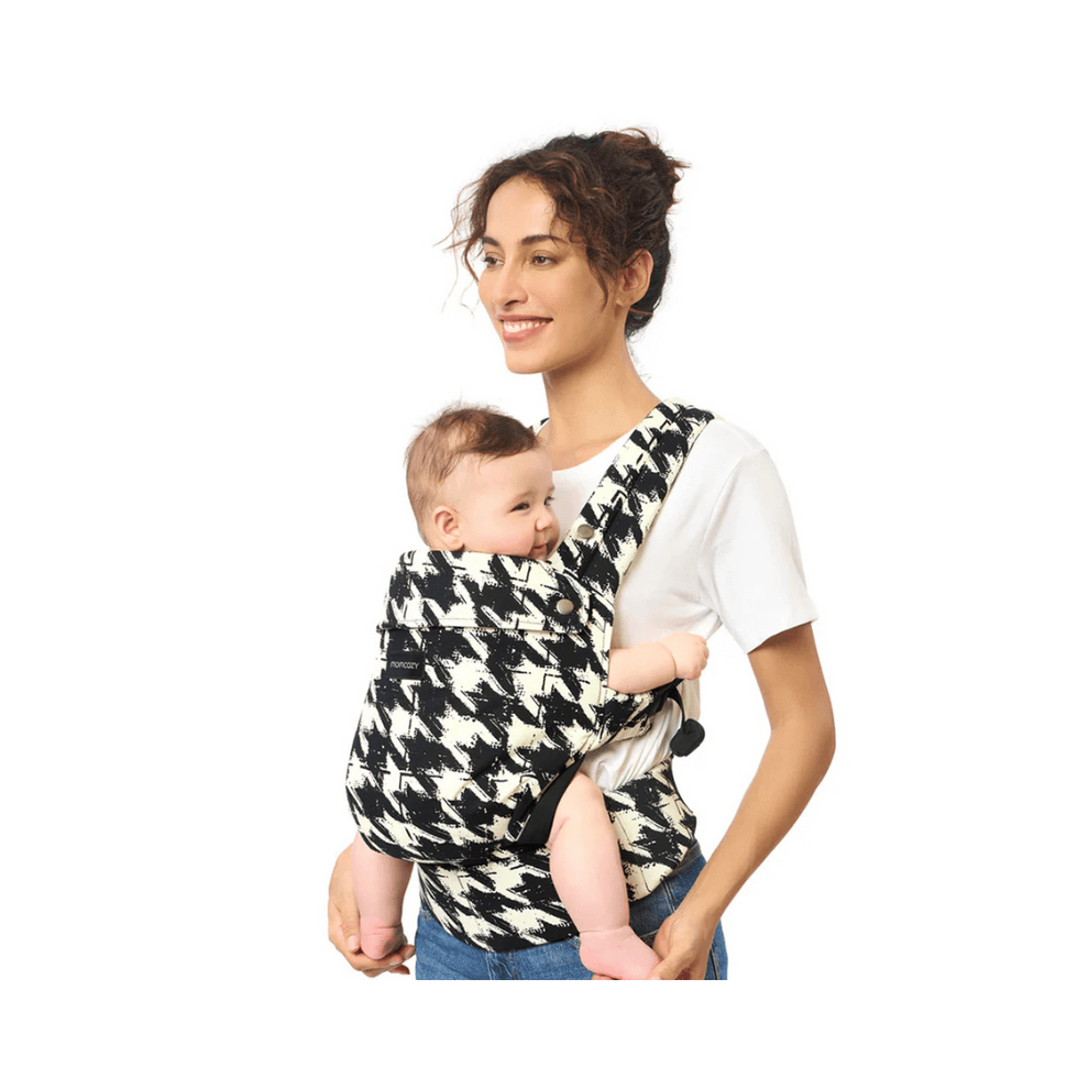 Momcozy Portabebés 3 en 1  Pata de Gallo Algodón - Momcozy MCPBPGALL