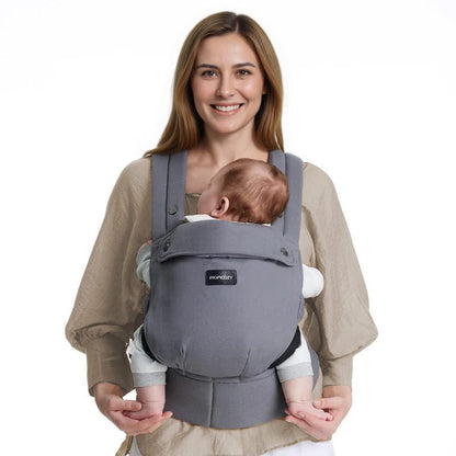 Momcozy portabebes Portabebés 3 en 1 gris - Momcozy BC001-DG00NB-A
