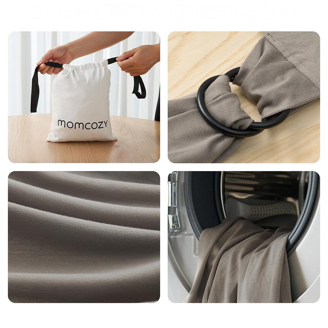 Momcozy portabebes Portabebés fular Marrón - Momcozy CR001-DA00NB-A