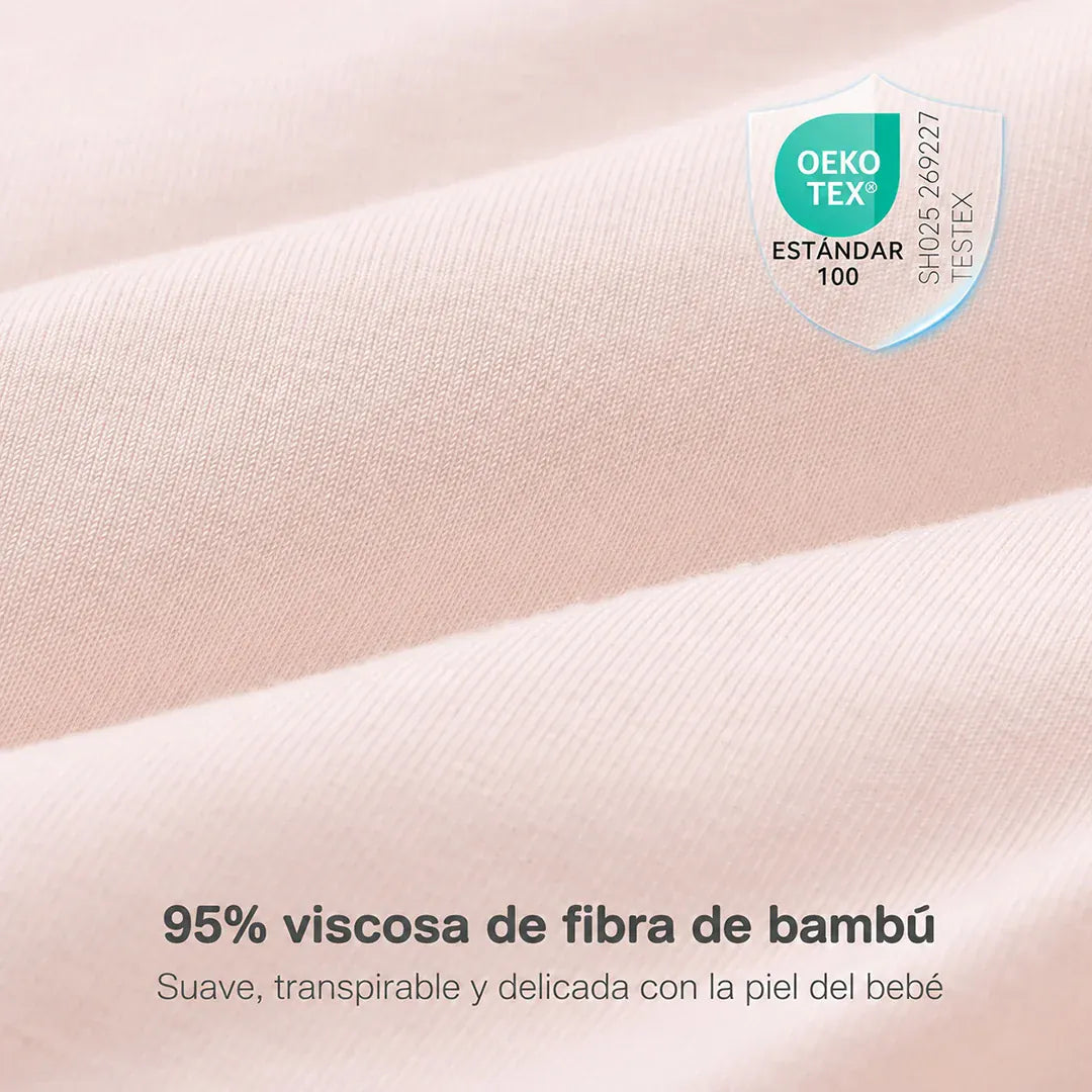 Momcozy Sacos de Dormir Saco de Dormir Bebé 1.5 TOG Talla M 6-12 Meses PINK | Momcozy MCSB011PM