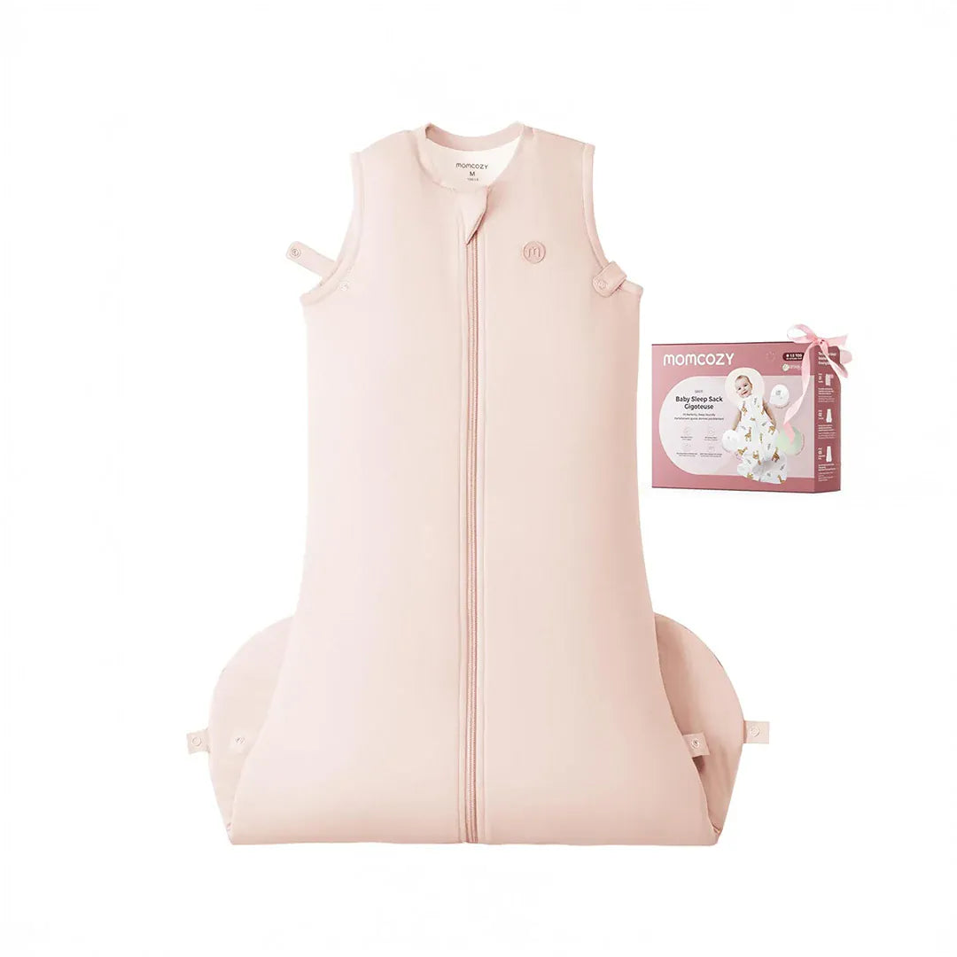 Momcozy Sacos de Dormir Saco de Dormir Bebé 1.5 TOG Talla M 6-12 Meses PINK | Momcozy MCSB011PM
