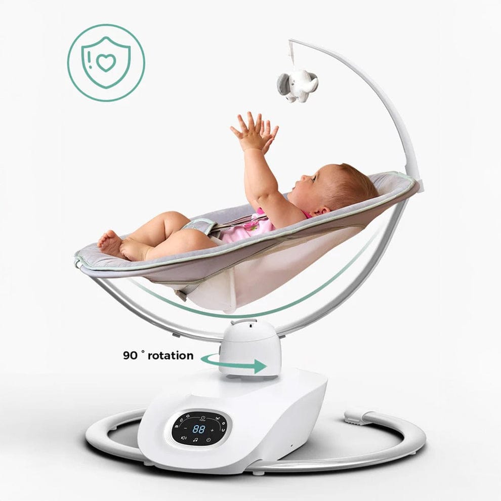 Momcozy Sillas Mecedoras Silla mecedora y Columpio eléctrico 3D Coco Sway - Momcozy MCCS3D10NB