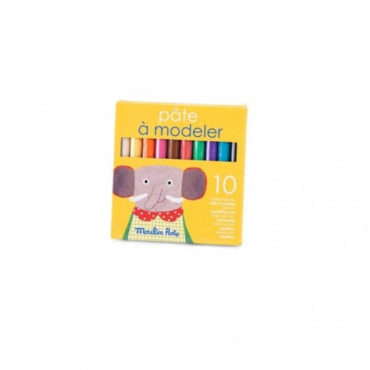 MOULIN ROTY Arte / Manualidades 10 barritas de plastilina Popipop - Moulin Roty 661377