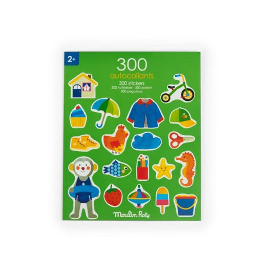 Moulin Roty Arte / Manualidades Cuaderno de 300 stickers Popipop - Moulin Roty 661617