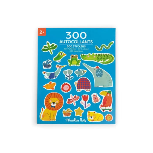 Moulin Roty Arte / Manualidades Cuaderno de 300 stickers Toupitis - Moulin Roty 679606