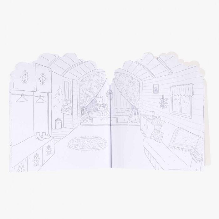 Moulin Roty Arte / Manualidades Cuaderno de Pegatinas y actividades Le Grand Famille 632626