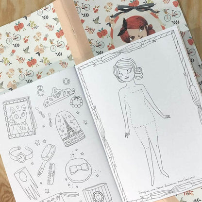 MOULIN ROTY Arte / Manualidades Cuaderno para colorear Las Parisinas - Moulin Roty 642575