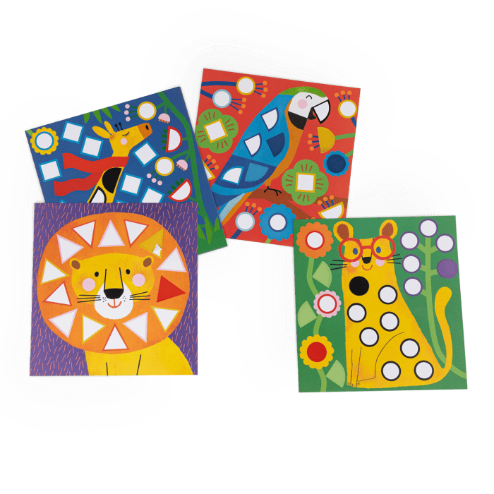 Moulin Roty Arte / Manualidades Stickers geométricos Toupitis - Moulin Roty 679605