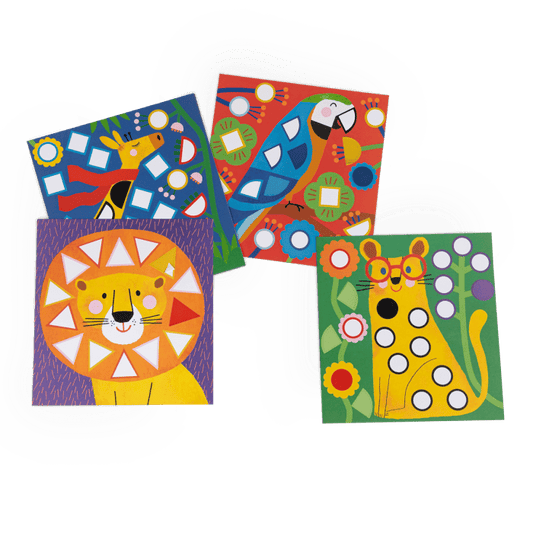 Moulin Roty Arte / Manualidades Stickers geométricos Toupitis - Moulin Roty 679605