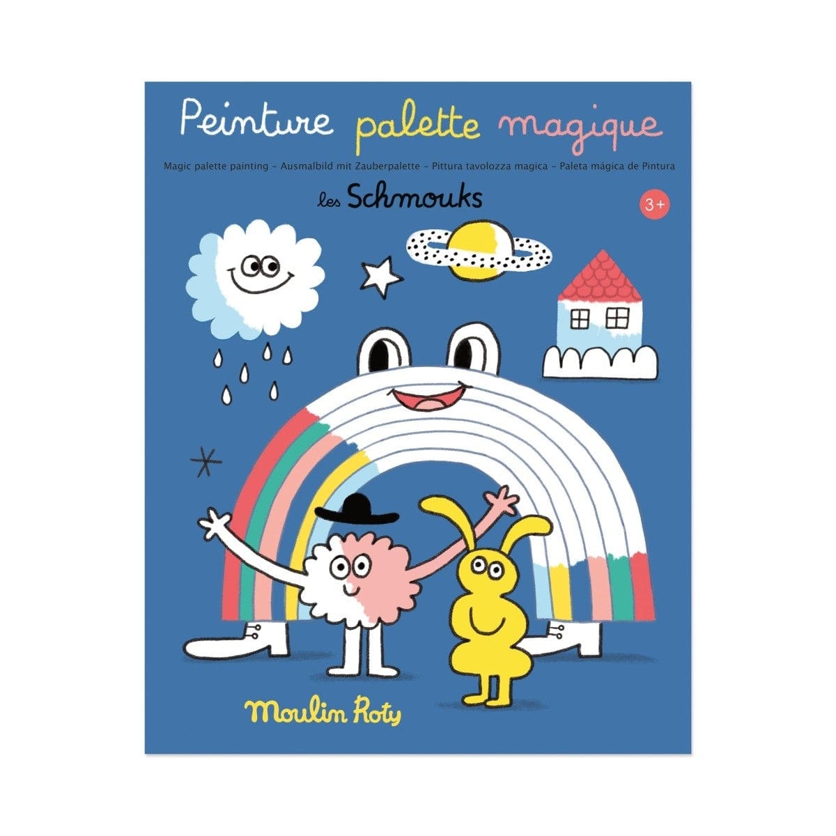 MOULIN ROTY Arte y Manualidades Paleta magica de pintura Schmouks 716604