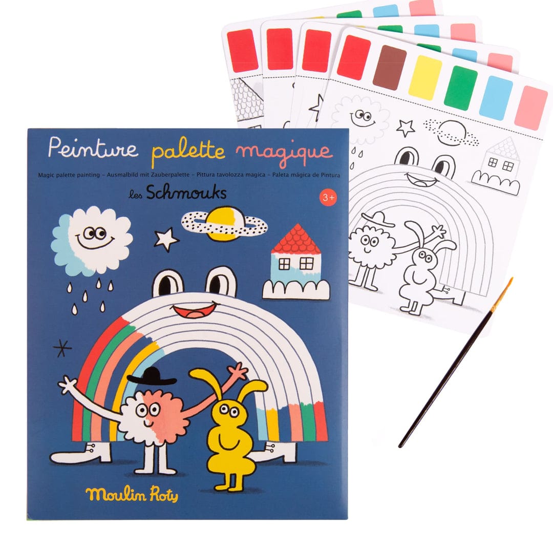 MOULIN ROTY Arte y Manualidades Paleta magica de pintura Schmouks 716604