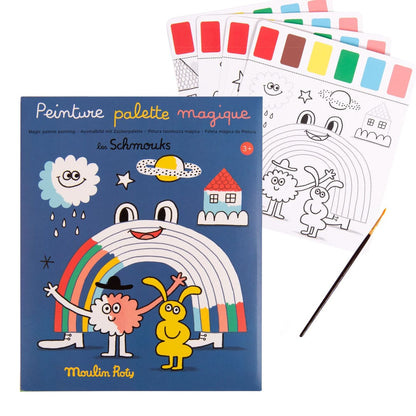 MOULIN ROTY Arte y Manualidades Paleta magica de pintura Schmouks 716604