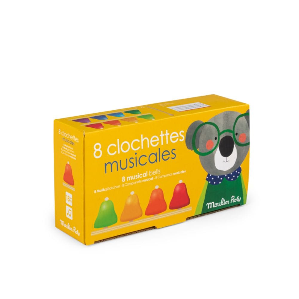 Moulin Roty Instrumentos musicales Campanas musicales Popipop 8 uds - Moulin Roty 661108