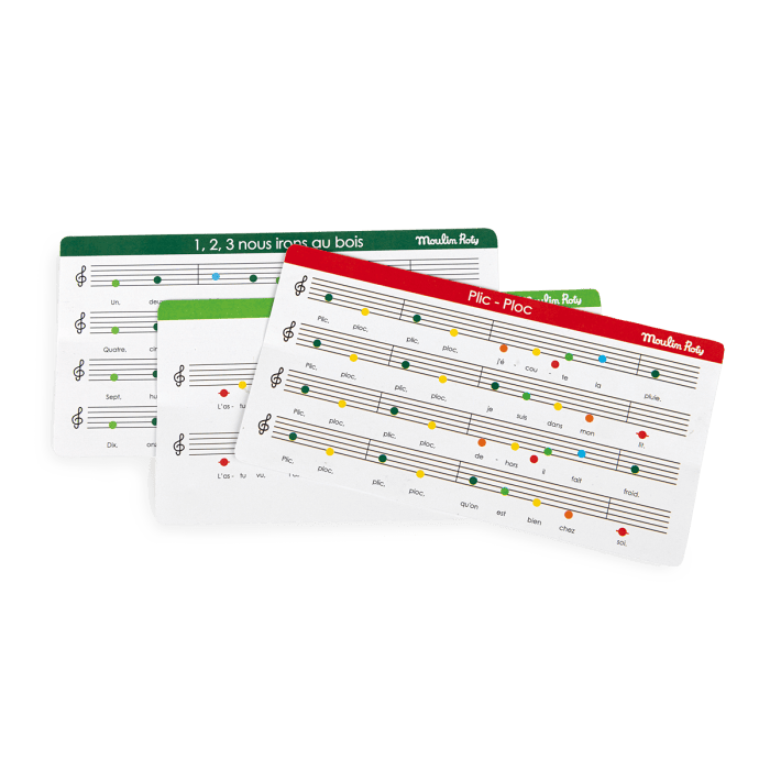 Moulin Roty Instrumentos musicales Campanas musicales Popipop 8 uds - Moulin Roty 661108