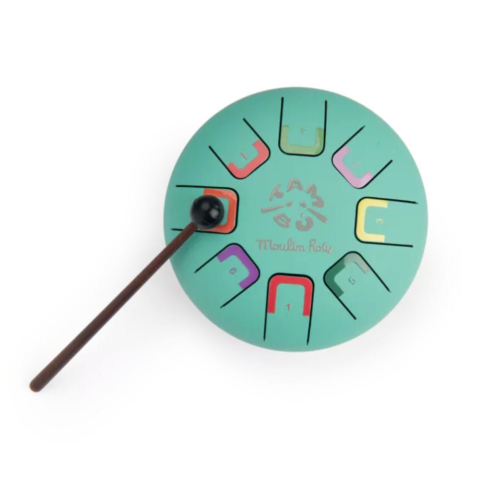 Moulin Roty Instrumentos musicales Pequeño Tambor de lengüetas Jungla - Moulin Roty 668429