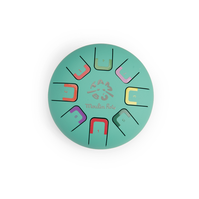 Moulin Roty Instrumentos musicales Pequeño Tambor de lengüetas Jungla - Moulin Roty 668429