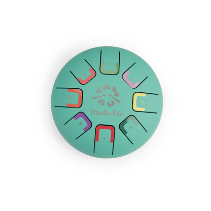 Moulin Roty Instrumentos musicales Pequeño Tambor de lengüetas Jungla - Moulin Roty 668429