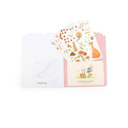 MOULIN ROTY Libro Actividades Cuaderno de pegatinas Rosalies - Moulin Roty 710185