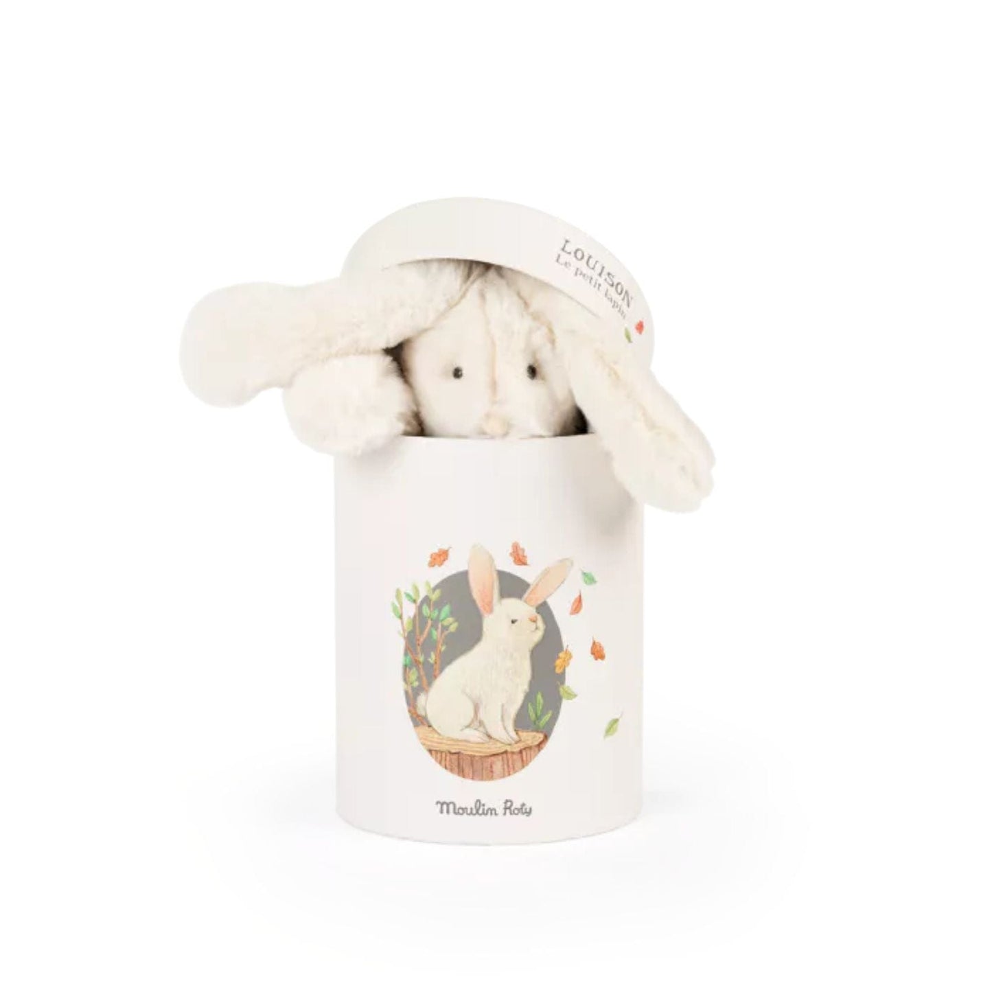 Moulin Roty Peluches Muñeco conejo Louison en caja Arthur et Louison - Moulin Roty 680036