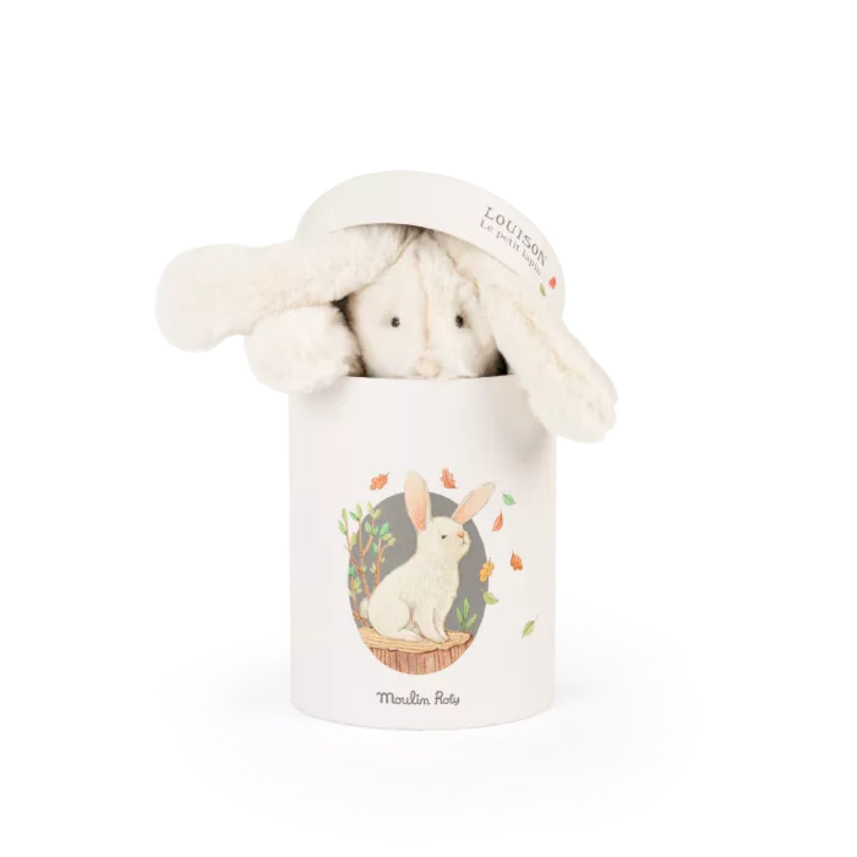 Moulin Roty Peluches Muñeco conejo Louison en caja Arthur et Louison - Moulin Roty 680036