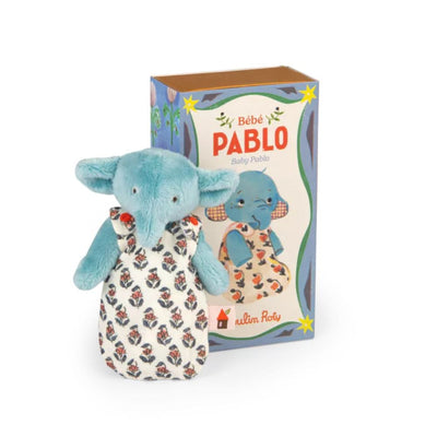 Peluche Bebé Pablo el elefante Minouchkas - Moulin Roty
