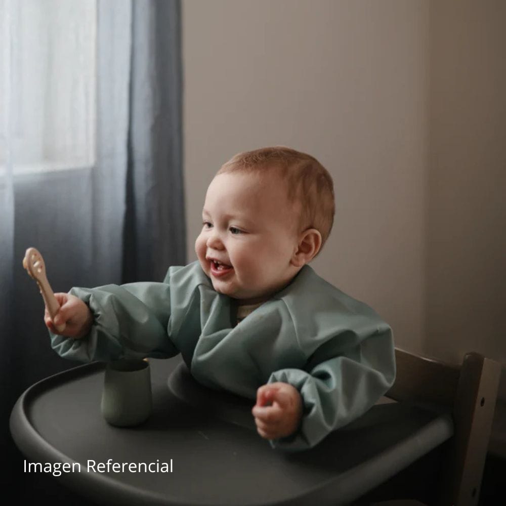 Mushie Alimentación Cucharas para bebé primera alimentación Cambridge Blue / Shifting Sand - Mushie MU101627