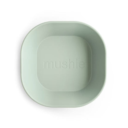 Mushie Alimentación Set Bolw cuadrado Sage - Mushie MU2314163