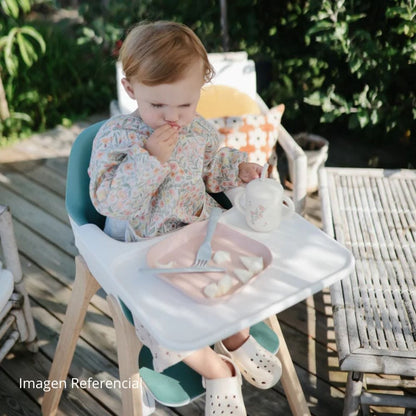 Mushie Alimentación Tenedor y cuchara Sage - Mushie MU2380163