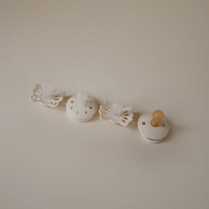 Mushie Chupete Pack Chupetes x4 Baby's First Moonlight Sailing Cream Talla 1 - Frigg FRI101486