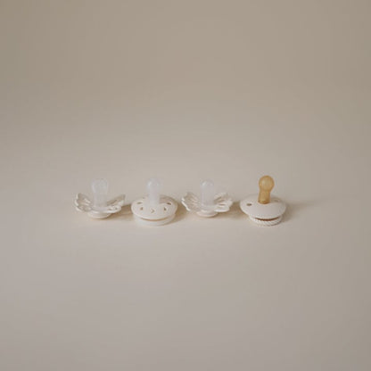 Mushie Chupete Pack Chupetes x4 Baby's First Moonlight Sailing Cream Talla 1 - Frigg FRI101486