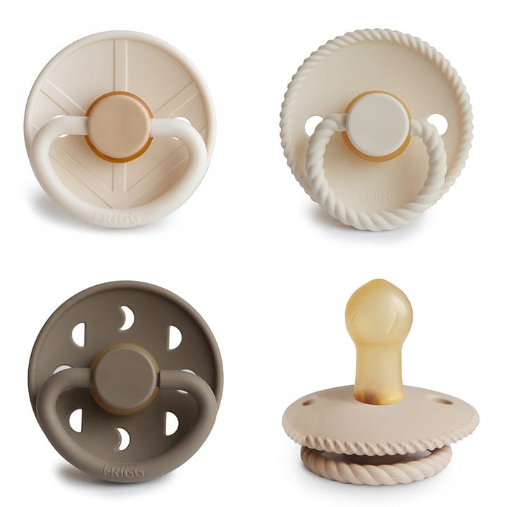 Mushie Chupete Pack Chupetes x4 Redondos de Látex Talla 1 Crystal Sparkle - Frigg FRI101889