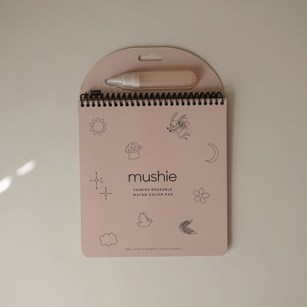 Mushie Libros para pintar Libro reutilizable de acuarela Hadas - Mushie MU102117