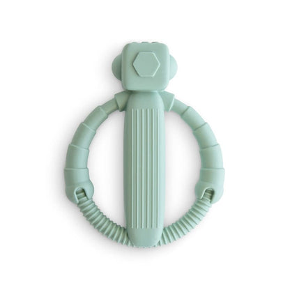 Mushie Mordedores Mordedor y sonajero Robot Azul Cambridge - Mushie MU101475