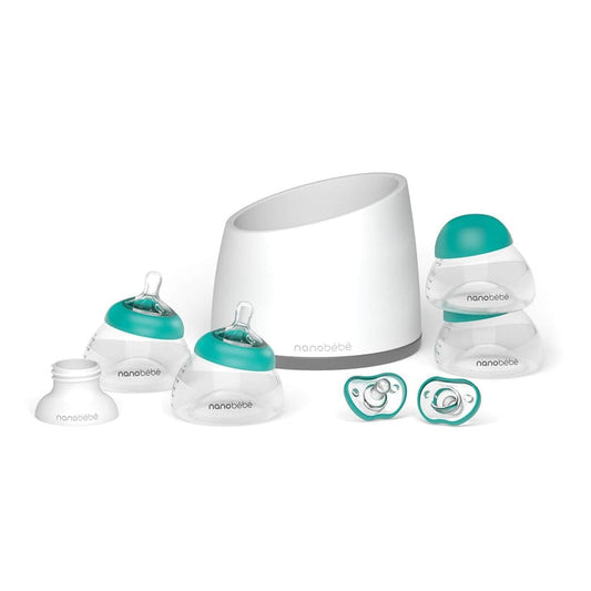 Nanobebe Alimentación Set de inicio mamadera color turquesa - Nanobebe FUS9011112