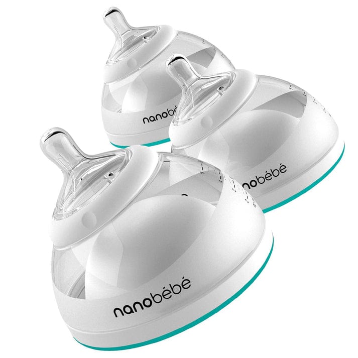 Nanobebe Mamadera Mamadera Lactancia 150 ml Pack x 3 Turquesa FUS1010312