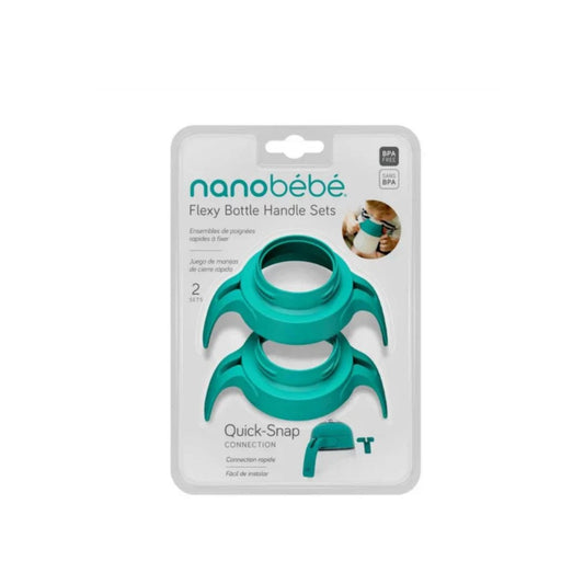 Nanobebe Mamadera Pack 2 asas para mamadera / Turquesa - Nanobebé FUS1094212