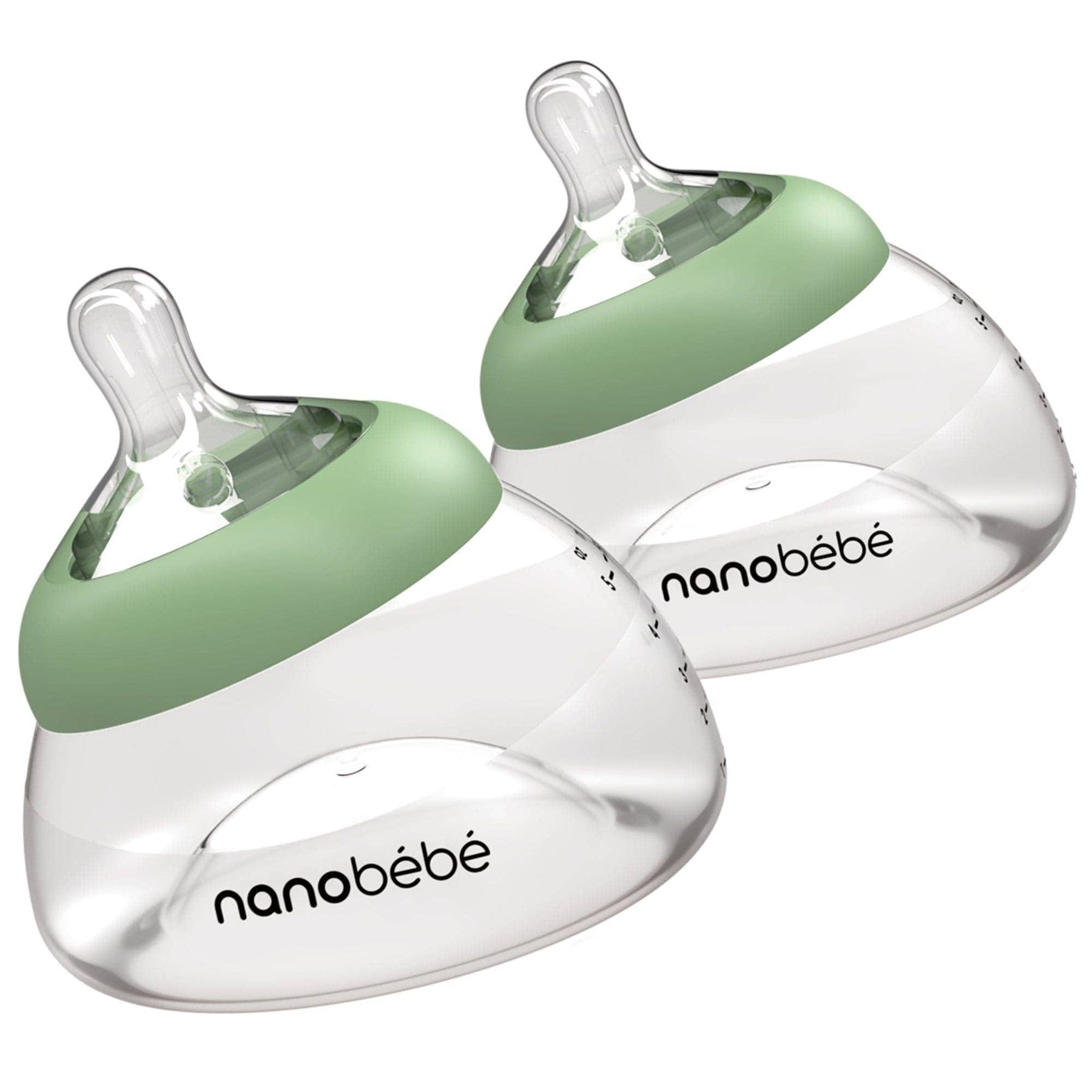 Nanobebe Mamadera Pack de 2 mamaderas salvia GEN2 de 150 ml - Nanobebe FUS1020218