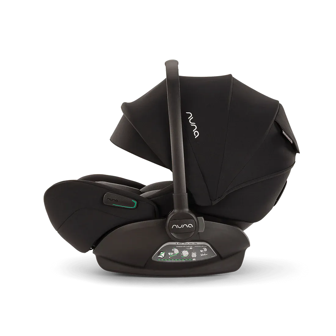 Nuna Alzador Silla de Auto nido Arra Flex Caviar - Nuna NN4020CS20200CVR