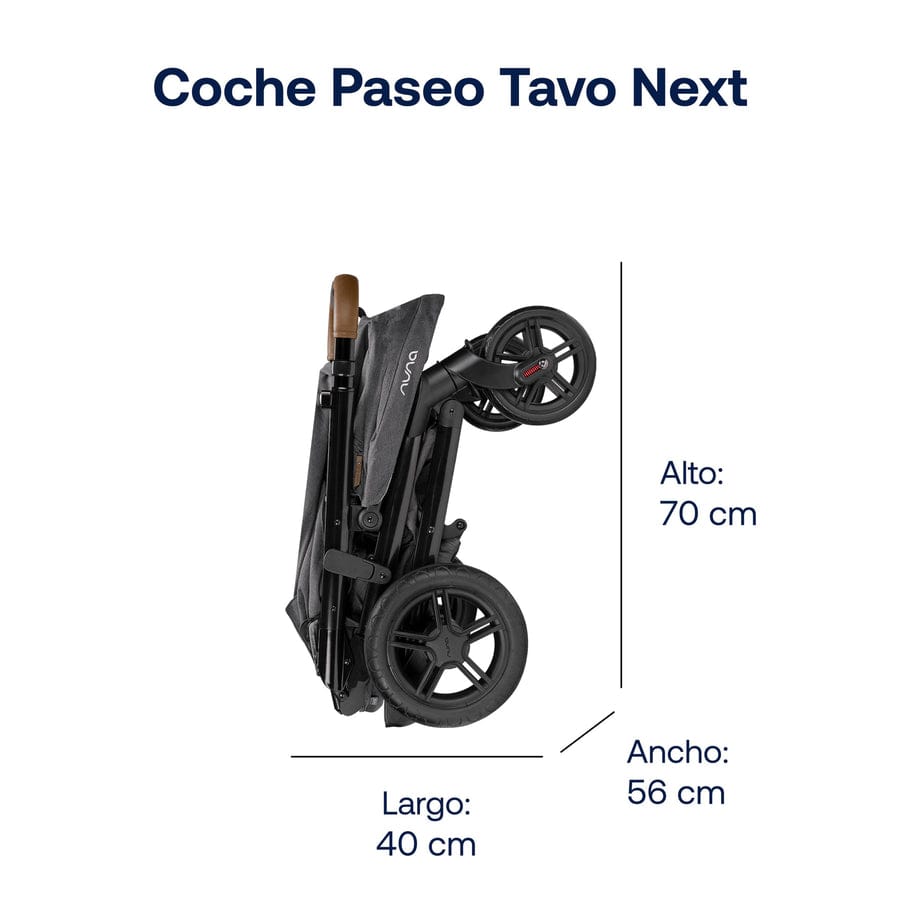 Nuna Coche Coche de paseo Tavo next Granite - Nuna NN2200ST1440GRAN