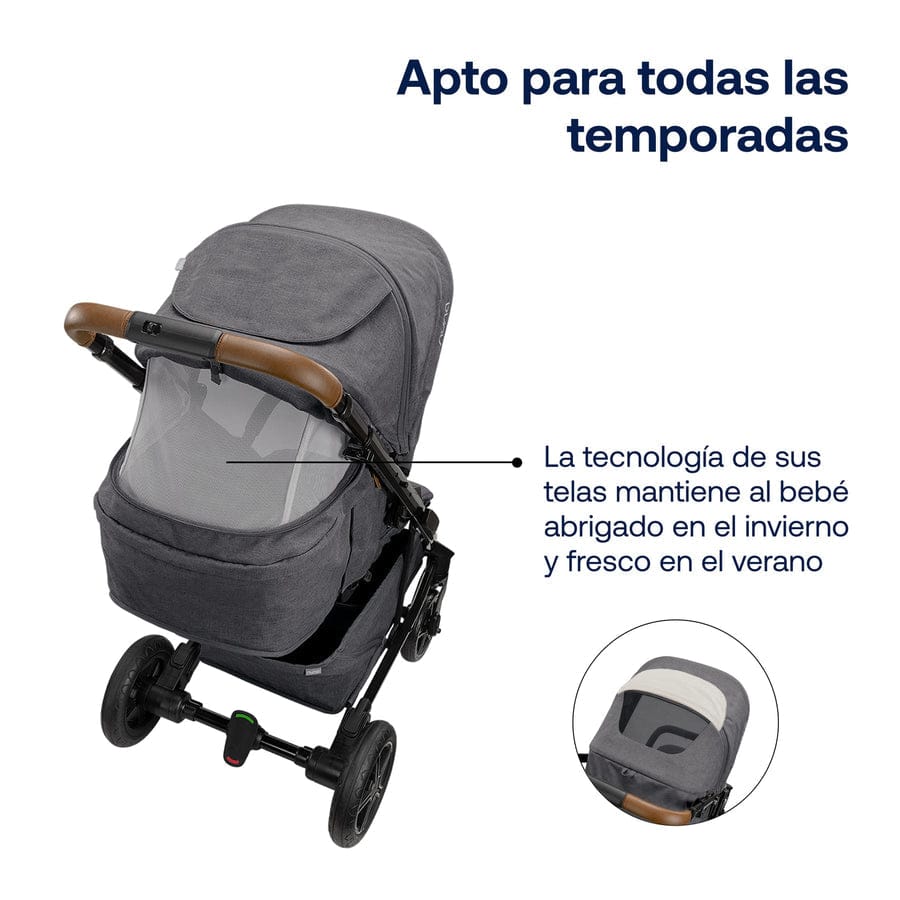 Nuna Coche Coche de paseo Tavo next Granite - Nuna NN2200ST1440GRAN