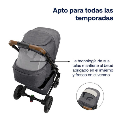 Nuna Coche Coche de paseo Tavo next Granite - Nuna NN2200ST1440GRAN